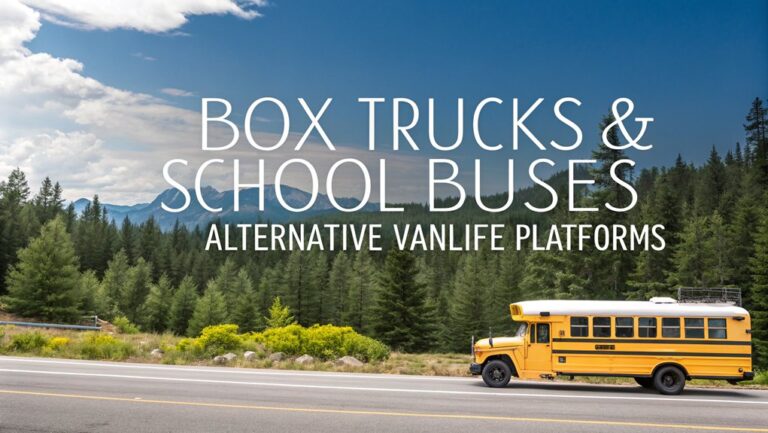 alternative vehicles for vanlife