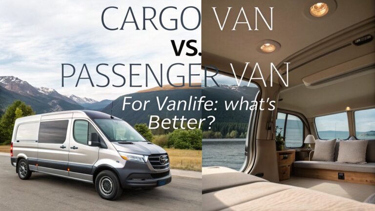 cargo vs passenger vanlife